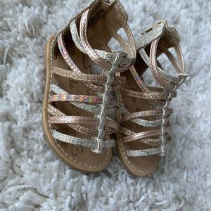 Olive & Eddie gladiator sandals. Toddler size 4